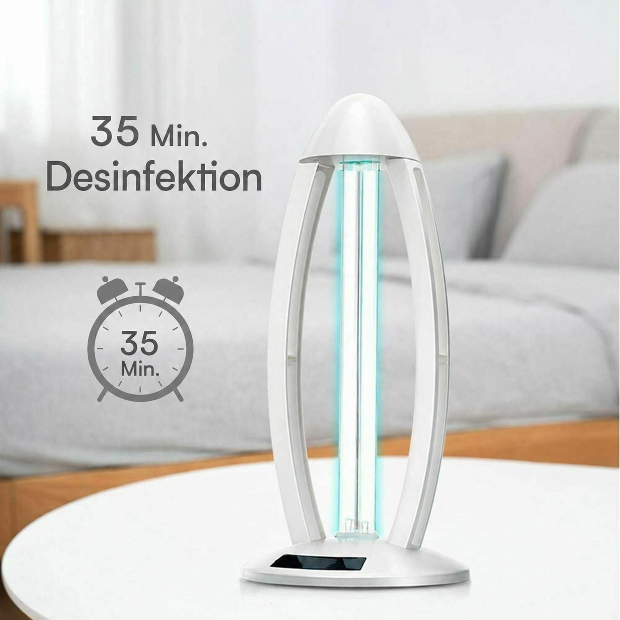 36 Watt Automatisches UV Sterilisator Lampe Uvc Desinfektions Lampe for Haushalts-Auto-Schule Hotels